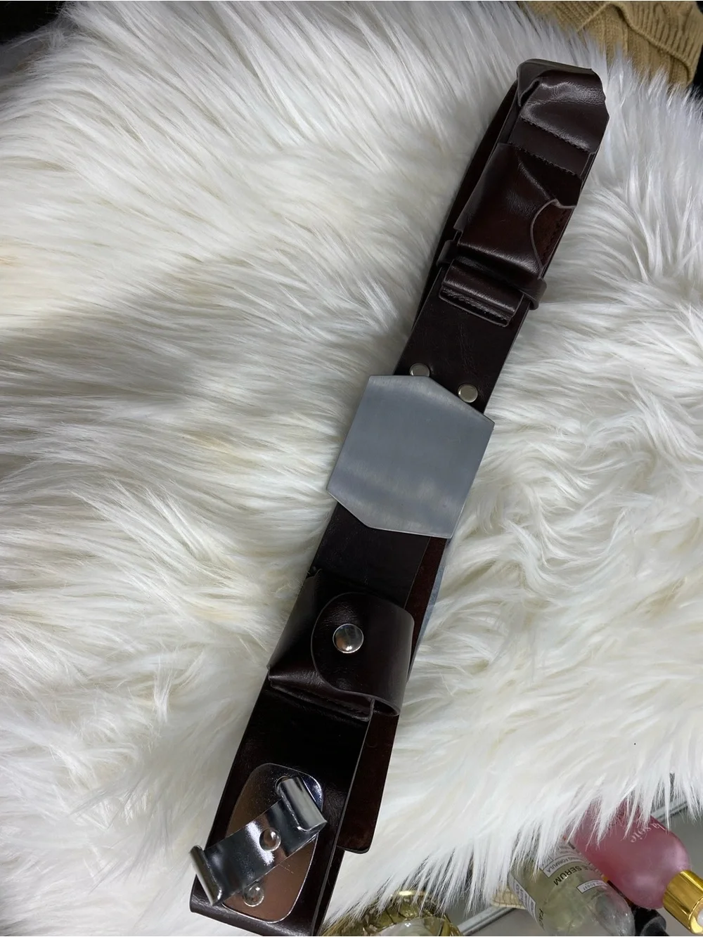 N/A brown leather